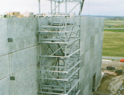 Fire Escape Stair and Tower, Shotton Paper